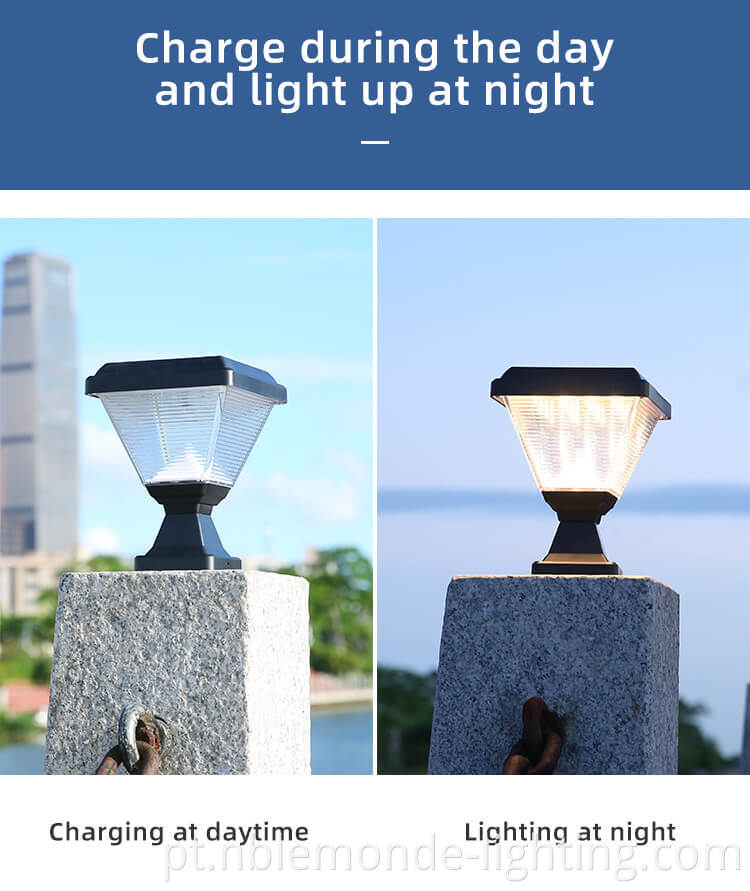 Solar Fence Post Cap Light